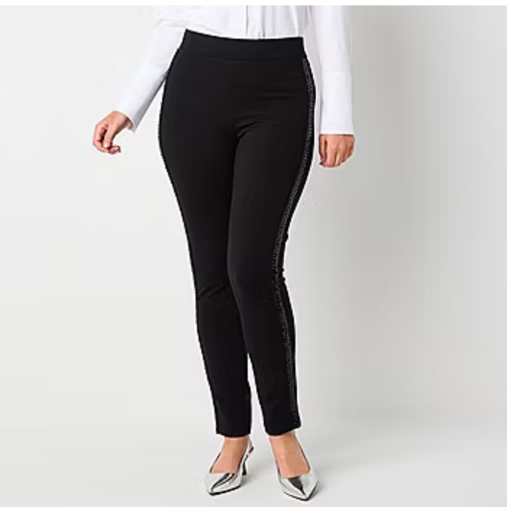 Liz Claiborne Classic Black Leggings New With Tags Size Medium. #11